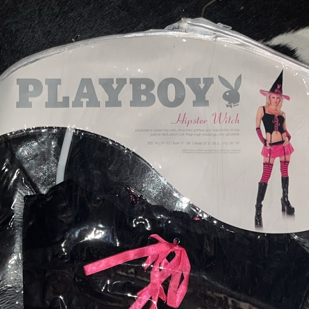 PLAYBOY Vintage Deadstock 2006 Hipster Witch Halloween Costume, New, size medium - Picture 3 of 5
